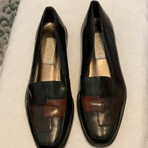 P314. Specter vintage multi-colour loafers |6.5